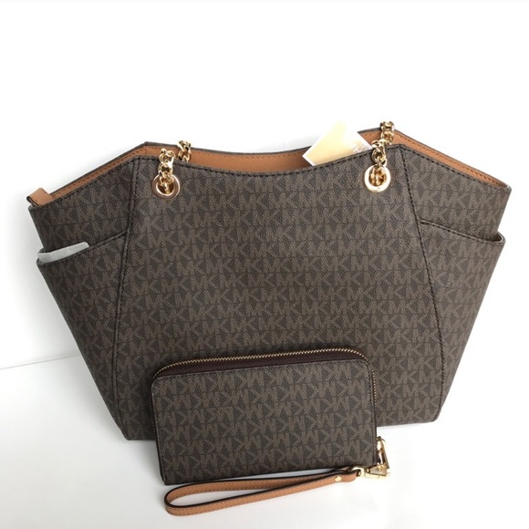 ✅SOLD OUT✅mk chain shoulder Tote set - Picture 3 of 8